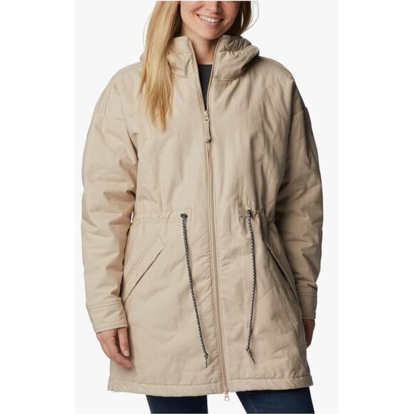 4159) Columbia Women Ancient Fossil Crystal Crest Quilted Jacket Size Medium - Picture 1 of 13